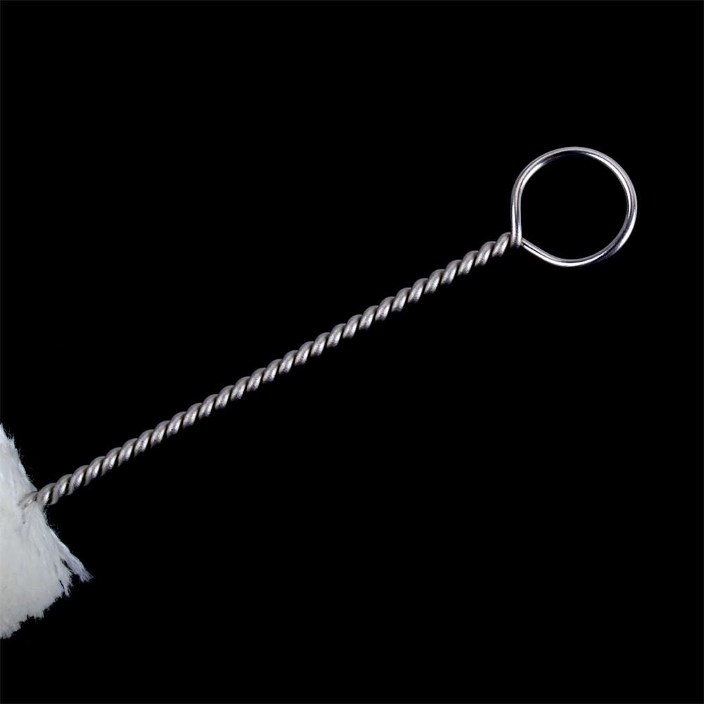Mouthpiece Cleaning Brush with Metal Handle for Saxophone Sax Clarinet Wind Instrument