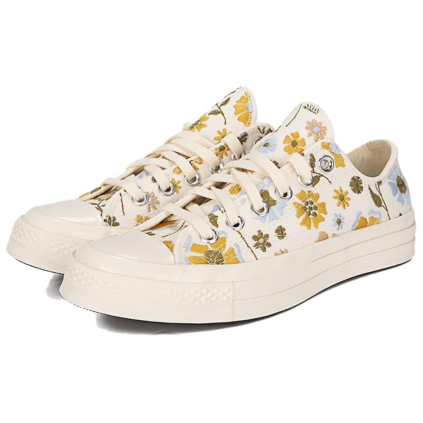 Converse Chuck Taylor All Star 70s Scarpe Comode Versatili Basse in Tela Sneakers Unisex Bianco Sporco A19897C
