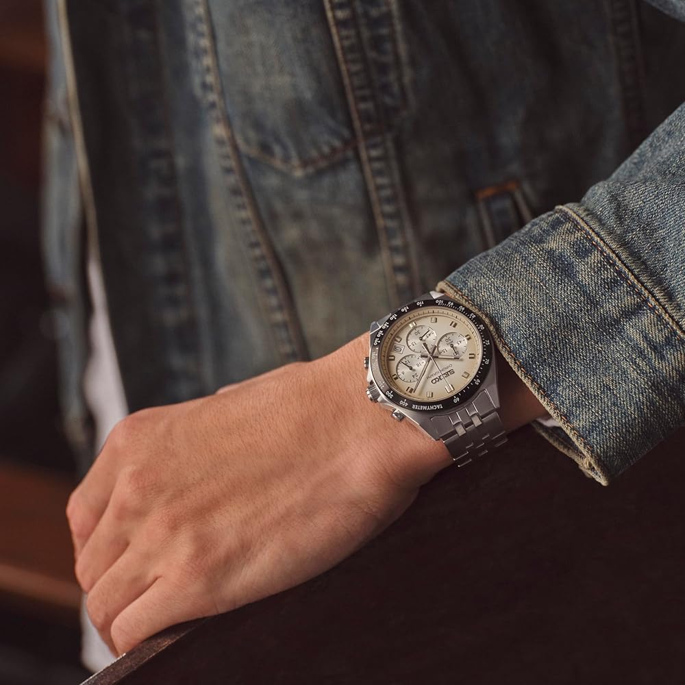 Seiko Selection S Serie Quarz Chronograph NEO VINTAGE SBTR045 Herren