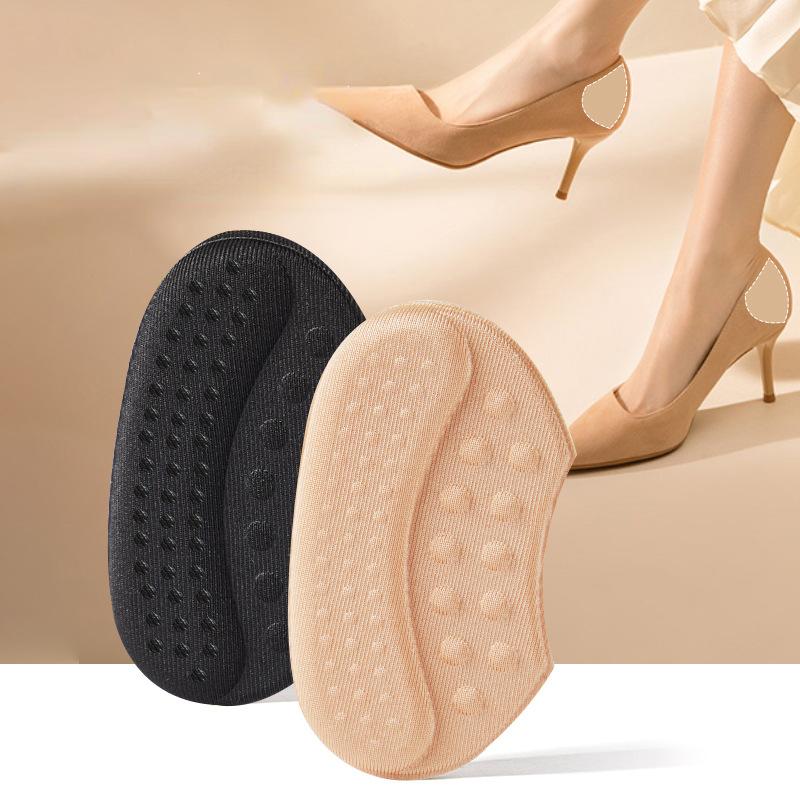 

2 Pcs Heel Insoles 5D Patch Pain Relief Anti-wear Cushion Pads Feet Care Heel Protector Adhesive Back Sticker Shoe Insert Insole