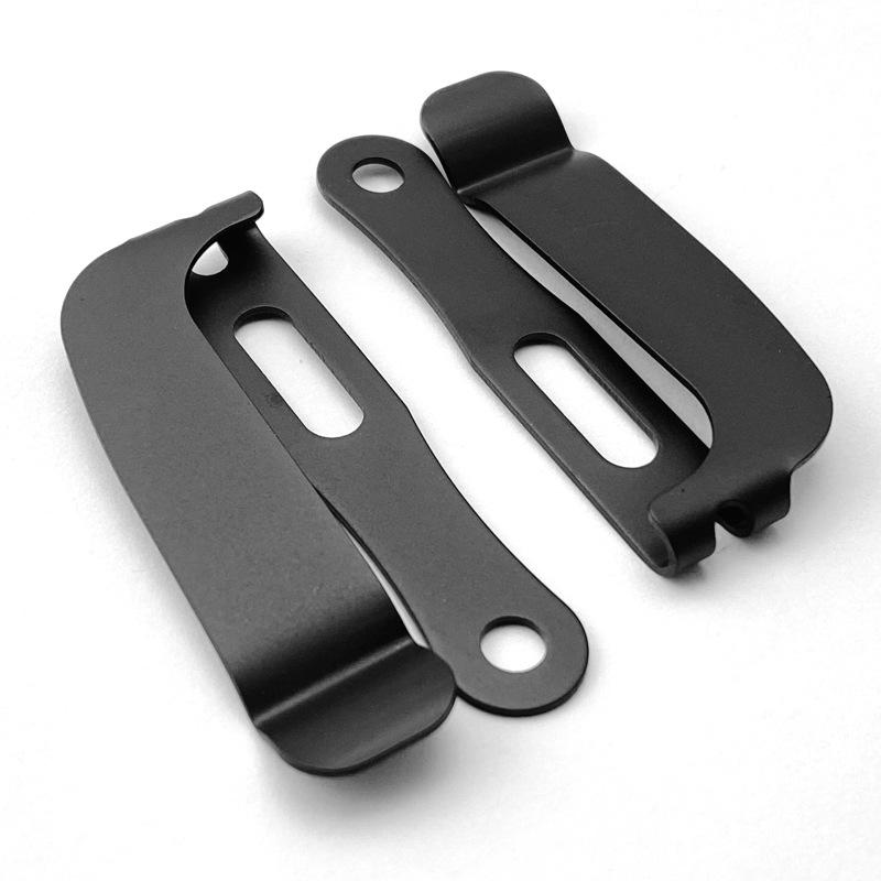 1 stk Rustfritt stål KYDEX IWB HOLSTER KLIPS K Slire Midjeklips Tilbehør Knivslire Ryggklips KYDEX Bærebeltklips