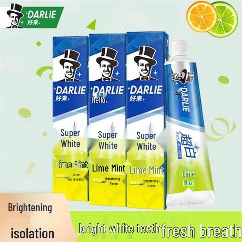 Darlie Ultra White Lime Mint Toothpaste 3-Pack