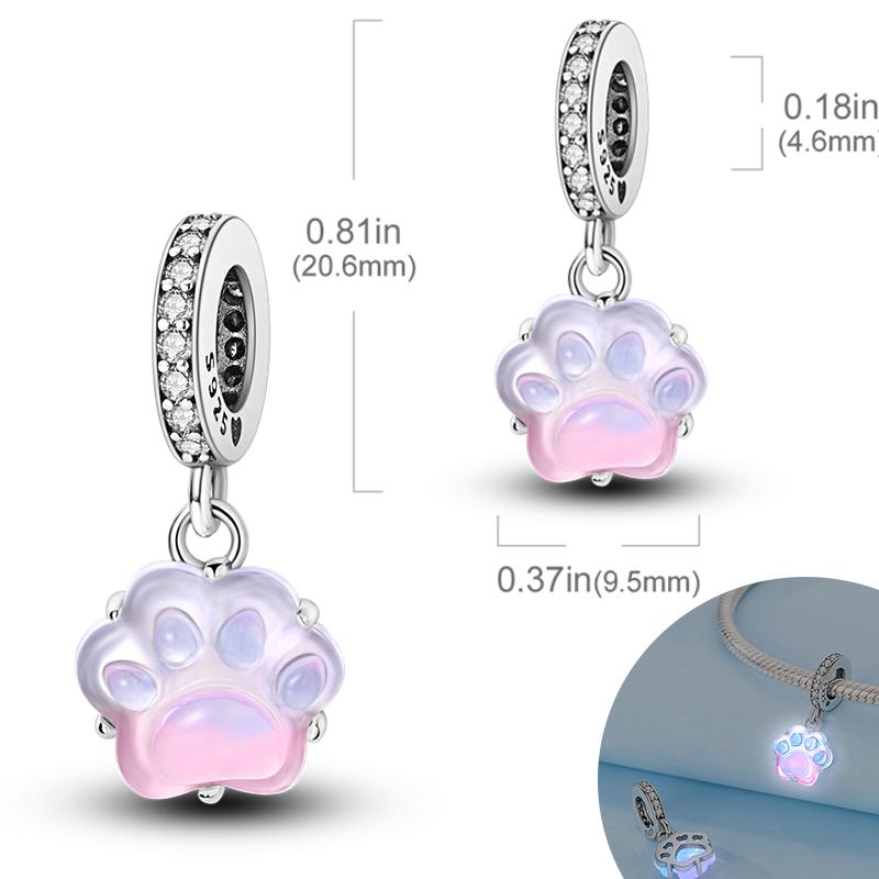 New Copper Plated Cute Dog Pets Charms Beads Fit Original Bracelet Charms Diy For Women Pendant Beads Jewelry Gift