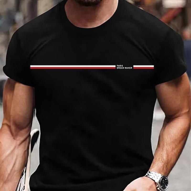 

Летний топ, мужская футболка с круглым вырезом и короткими рукавами, модная облегающая базовая рубашка корейского образца, большие размеры, короткие рукава для мужчин 5XL