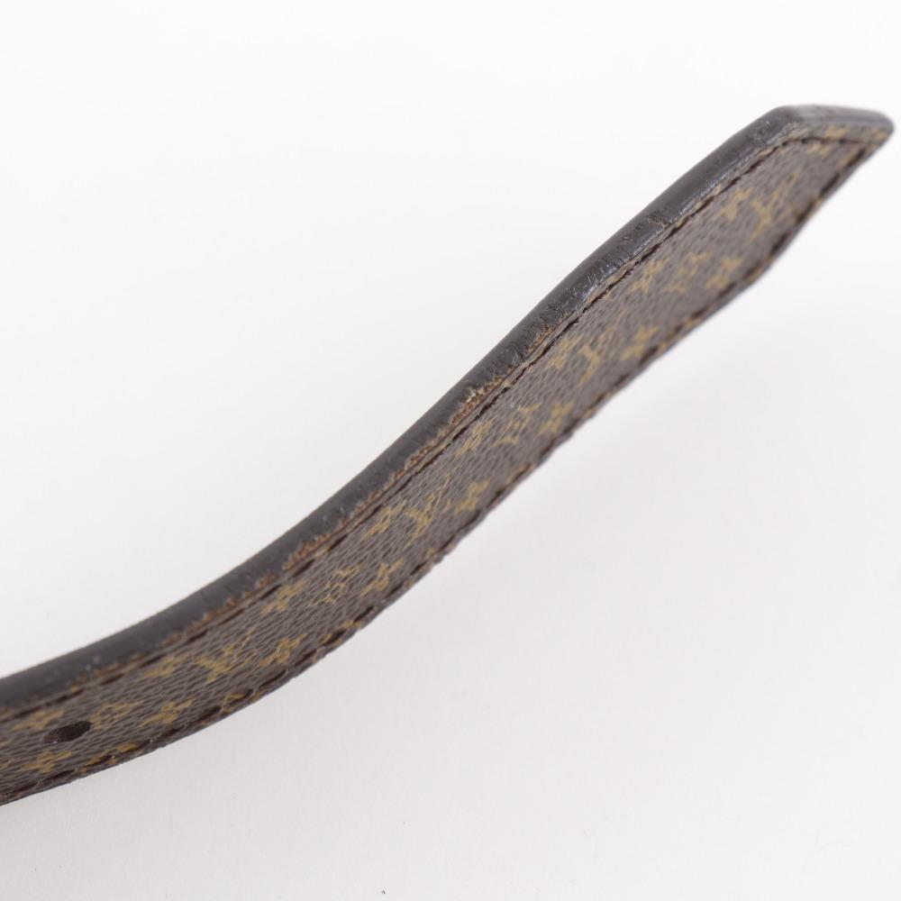 LOUIS VUITTON Ceinture Malletier belt M9943 Brown Monogram canvas unisex Used