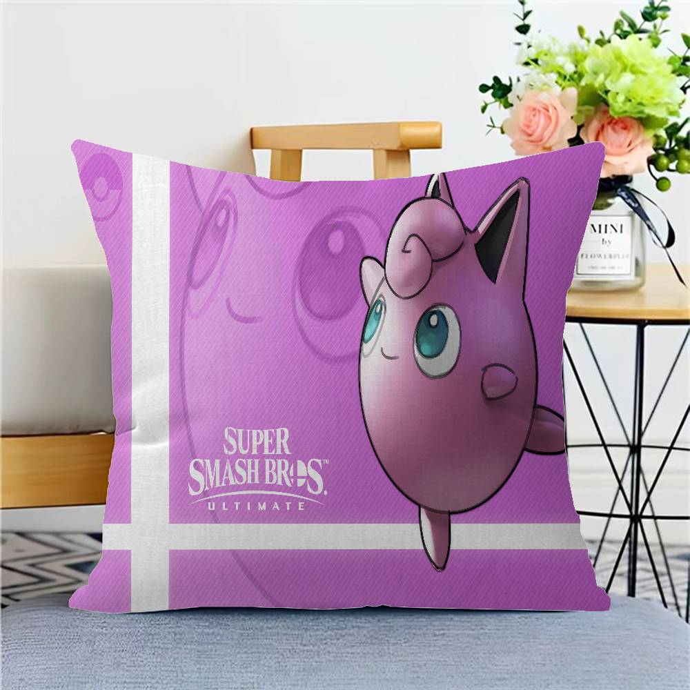 P-pokemon Jigglypuff Pillow Gifts Home Office Furnishings Bedroom Sofa Car Cushion Cover Case 45x45cm
