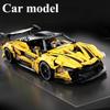 Racing building block toys, racing model building blocks 1:14 DIY sports car building block puzzles, children's gifts