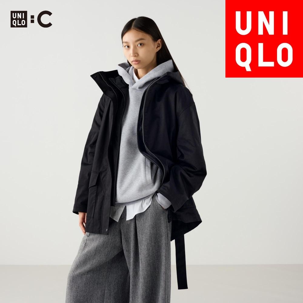 

Uniqlo 3 Way полупальто свободного покроя 09 BLACK/WOMEN S