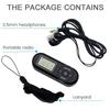 Mini Digital Display FM Receiver LCD Display Retro FM Player Sports Radios Receiver  Jogging