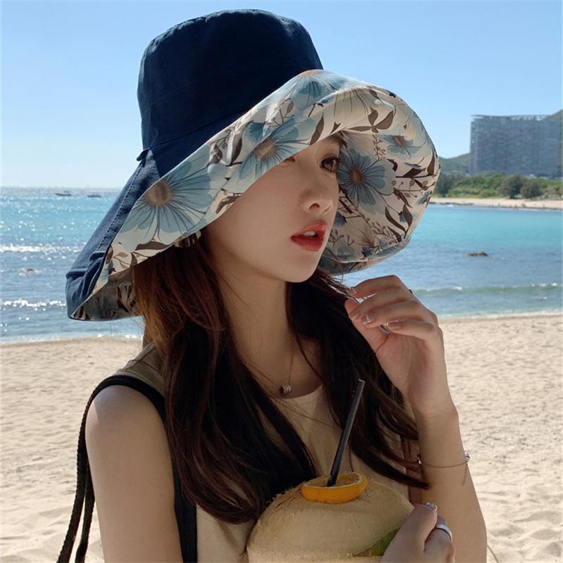 

Sunscreen hat women s sunshade big brim versatile sun hat summer beach hat foldable double-sided sun hat