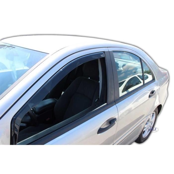 Air Deflectors - J&J AUTOMOTIVE - Heko - Smoked - For Mercedes C Class W203/S203 - 2000-2007