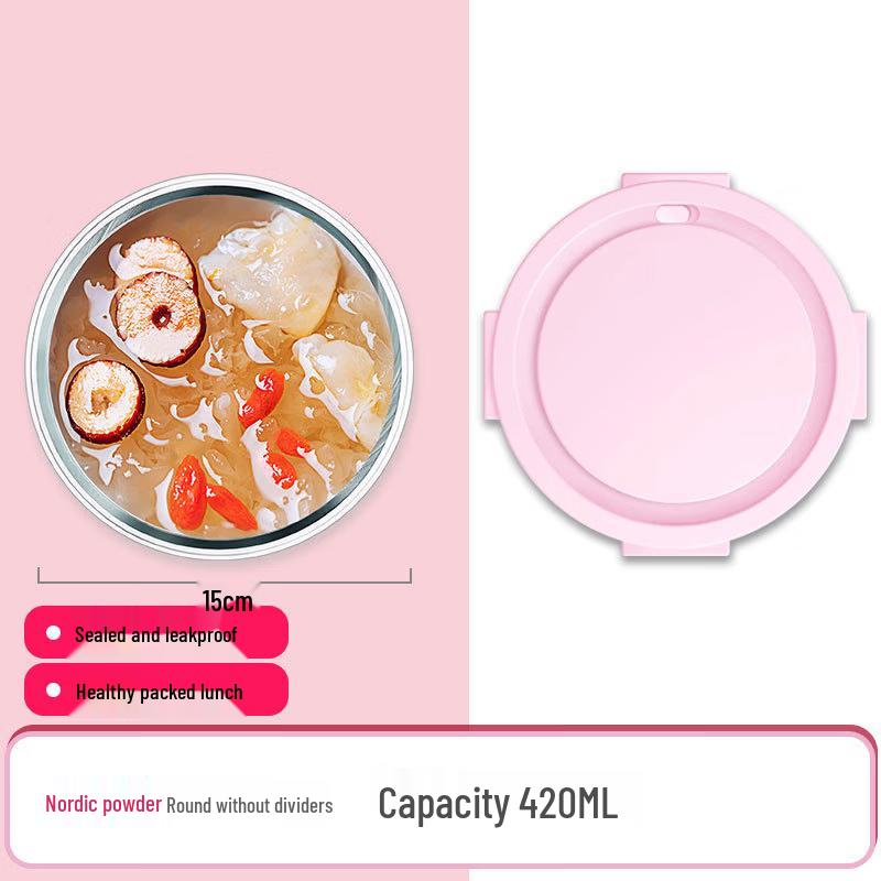 Divided Heatable Glass Food Storage Container