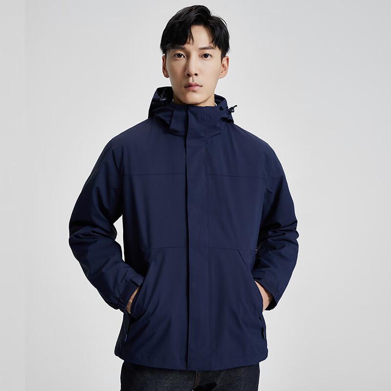 Unisex 3-in-1 Detachable Outdoor Windbreaker Jacket