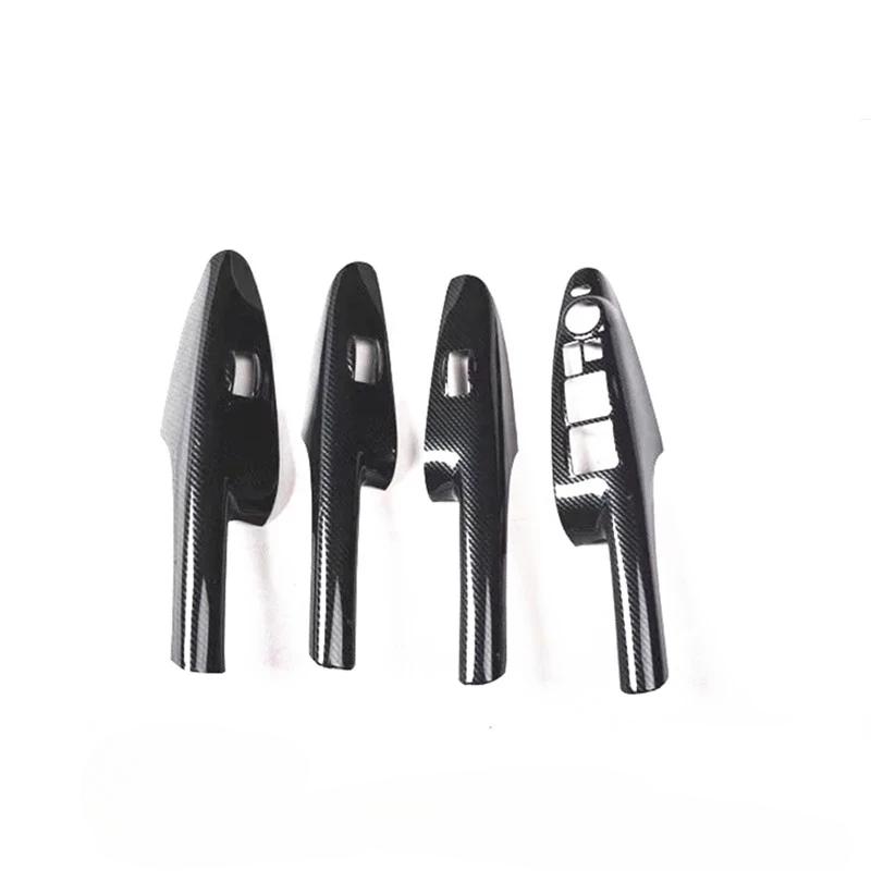 For Hyundai Tucson (2006-2013) Carbon Fiber ABS Gear Panel & Window Lifter Vent Frame - Interior Accessories