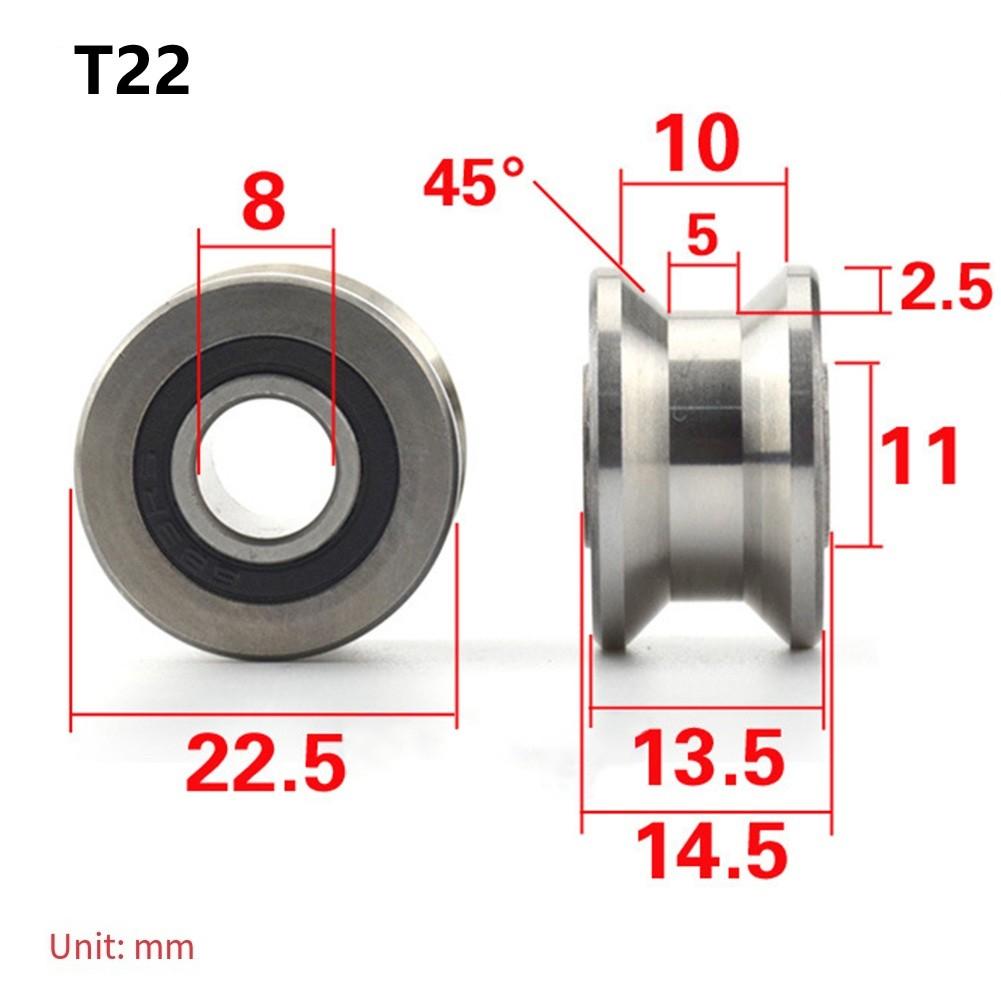 Communication Devices Sliding Rollers Bearing Track Pulley Bearing