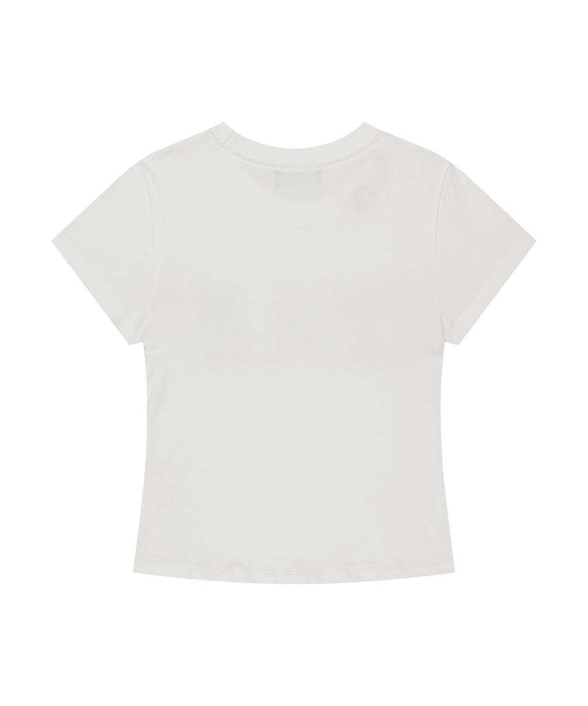 Aejeuyua Au Piercing Cap Sleeve White