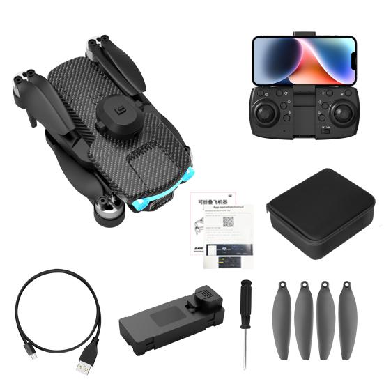 Aerial Photography Drone with 4K Dual Camera Anti-Interference 360-Degree Obstacle Avoidance Foldable Remote Control Drone