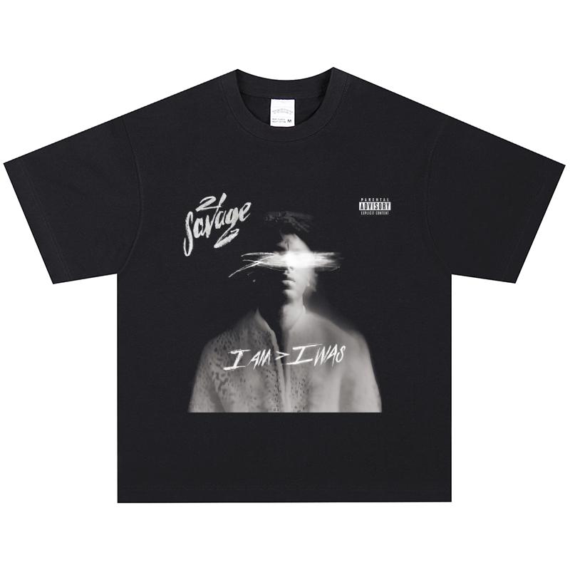 Футболка 21 Savage, Мягкая ткань, Повседневная XXXL