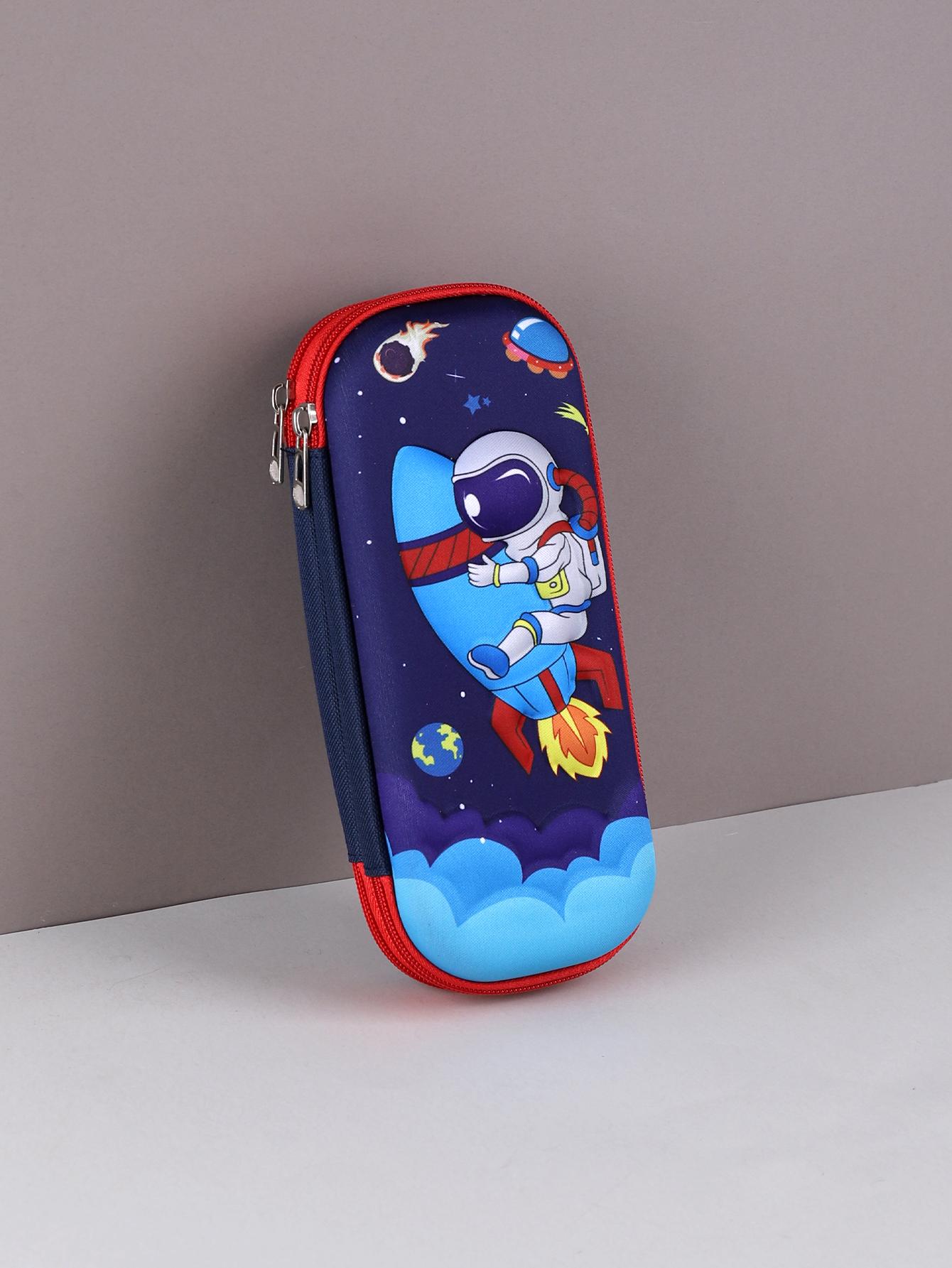 

Astronaut Pencil Case Three-Dimensional Pencil Pouch Kawaii Stationery Trousse Stationery Storage Bag Back-To-School Pencil Case