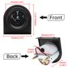 2" 52mm Digital Fuel Level Gauge Voltmeter Oil Temp Water Temp Oil Pressure Gauge With White LED Light For 12V Gasoline Car