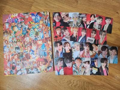 SEVENTEEN Coin Magazine + 26 Photocards Used