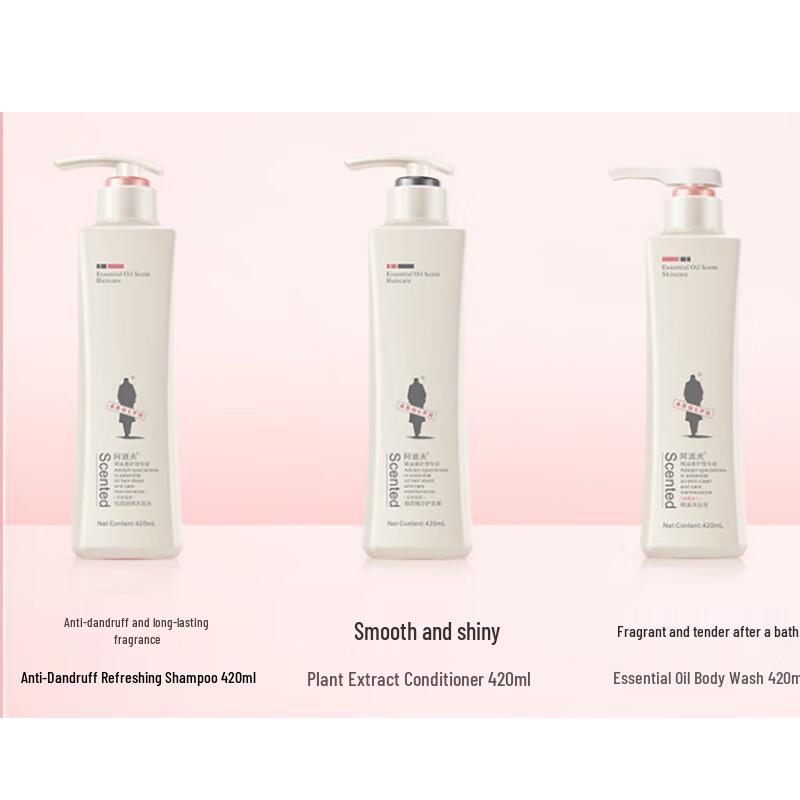 Adolph Anti-Dandruff Refreshing Hair & Body Care Set
