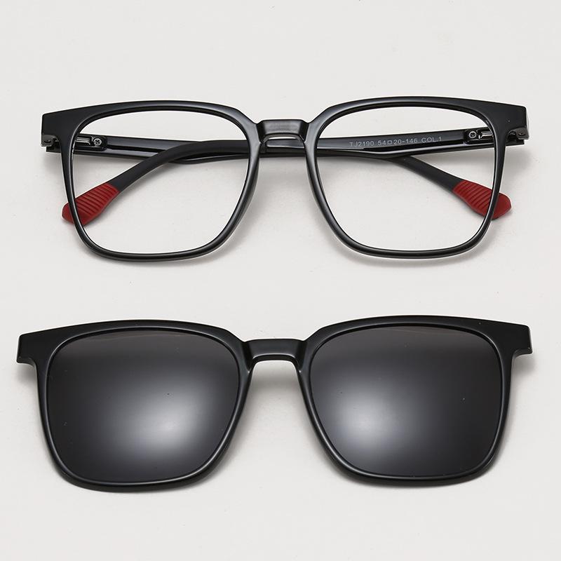 TJ2190 Unisexová sada slunečních brýlí tři v jednom s magnetickým polarizačním klipem