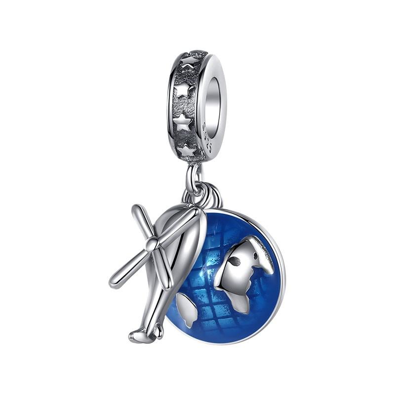 Přívěsky do letadla Fit Módní originální náramky 925 Stříbro Letadla Cestovní Korálky Kamera Zavazadla Pas DIY Přívěsek Šperky Dárek