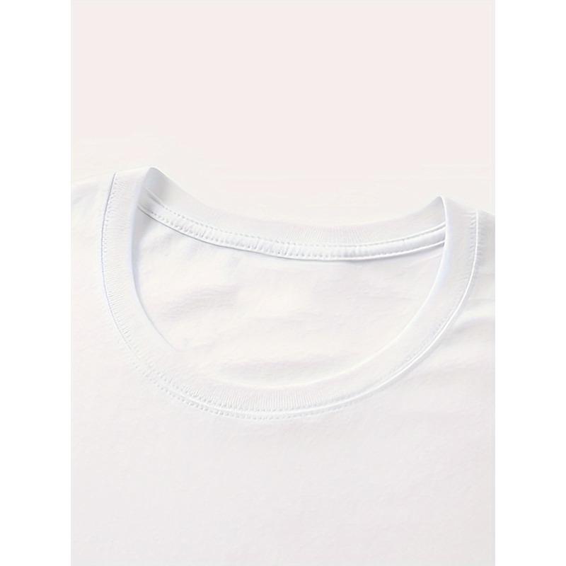 European Size Short-Sleeved Round-Neck T-Shirt with Watercolor Dragonfly Ink Stains And Prints