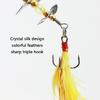 Fishing Baits Propeller Wobbler Artificial Baits Rotating Spinner Sequins Fishing Lures Fishing Tackle for Trout