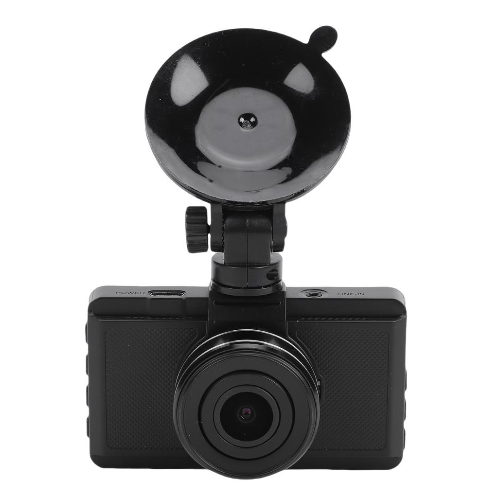 4K Dash Cam Front Rear Dual Recording Supports 2.4G WiFi APP Control G Sensor Collision Detection Loop Recording