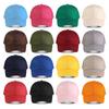 Unisex Solid Color Cotton Baseball Cap with Sun Protection and Printed Logo