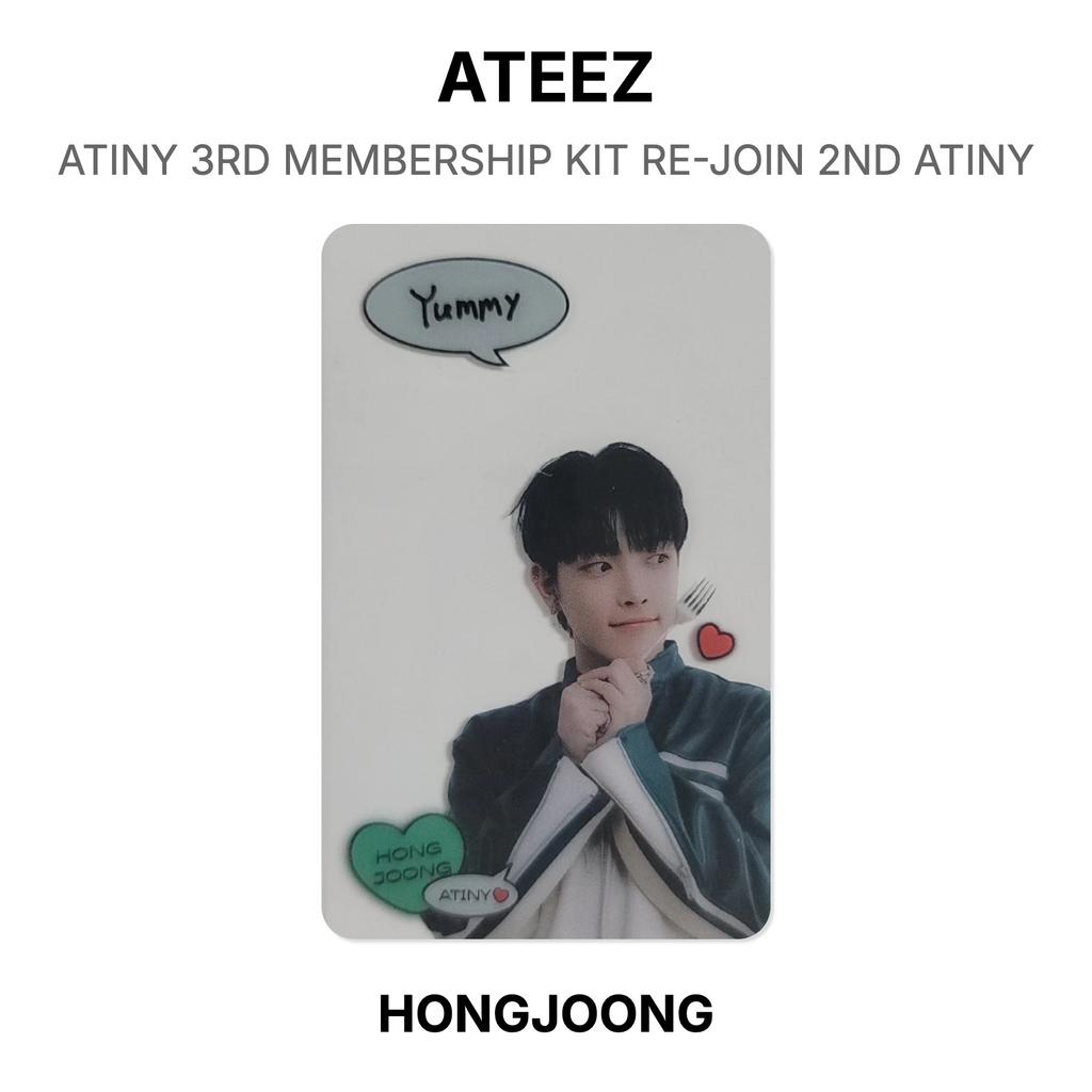 ATEEZ ATINY 3RD MEMBERSHIP KIT RE-JOIN 2ND ATINY Official Photocard