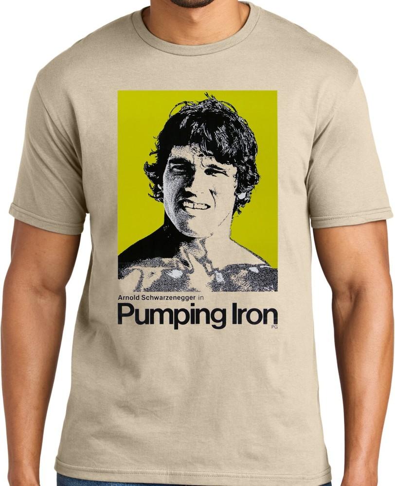 PubliciTeeZ Футболка Арнольд Шварценеггер Качая Железо Большие Размеры Также Унисекс Футболка M