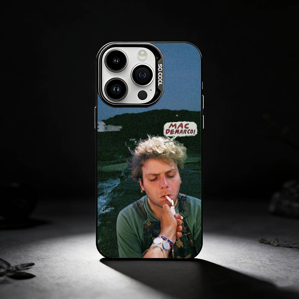 

Mac D-DeMarco Singer Phone Case For iPhone 17,16,15,14,13,12,11 Plus,Pro Max,XS,Colored silver phone case iPhone15pro