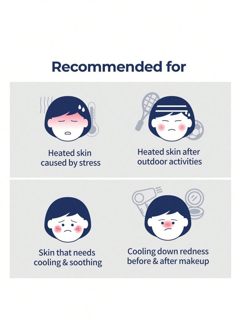 NUMBUZIN No. 4 SOS Emergency Soothing Ice-Cold Pack (5 Sheets), Cooling Hydrating Facial Mask, Refreshing Ice-Cold Feel, Korean Skincare