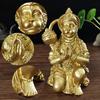 Golden Hanuman Statue Sculpture Big Resin Ornaments Hindu Monkey God Buddha Statues Figurine Home Decoration Lucky Gifts