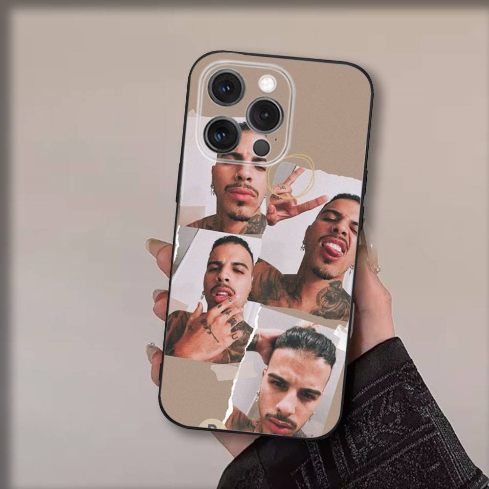 Singer R-Rauws A-Alejandro Phone Case For iPhone 17,16,15,14,13,12,11,Pro,Max,Plus,Air,X,XS,XR,SE,8,7,Mini,Soft Black Funda