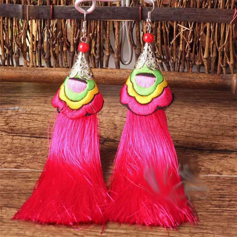 Cercei Brodati Ciciuc Cercei Retro Lungi Stil Etnic Etnic Cioc