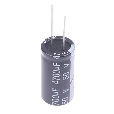 1 Stück 18 * 35 mm 4700 Uf 50 V Aluminium-Elektrolytkondensator 105 °C