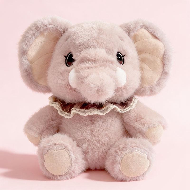 

Mammoth Plush Toy: Elephant Companion Doll for Children - Soft Cloth Birthday Gift 24 cm розовый