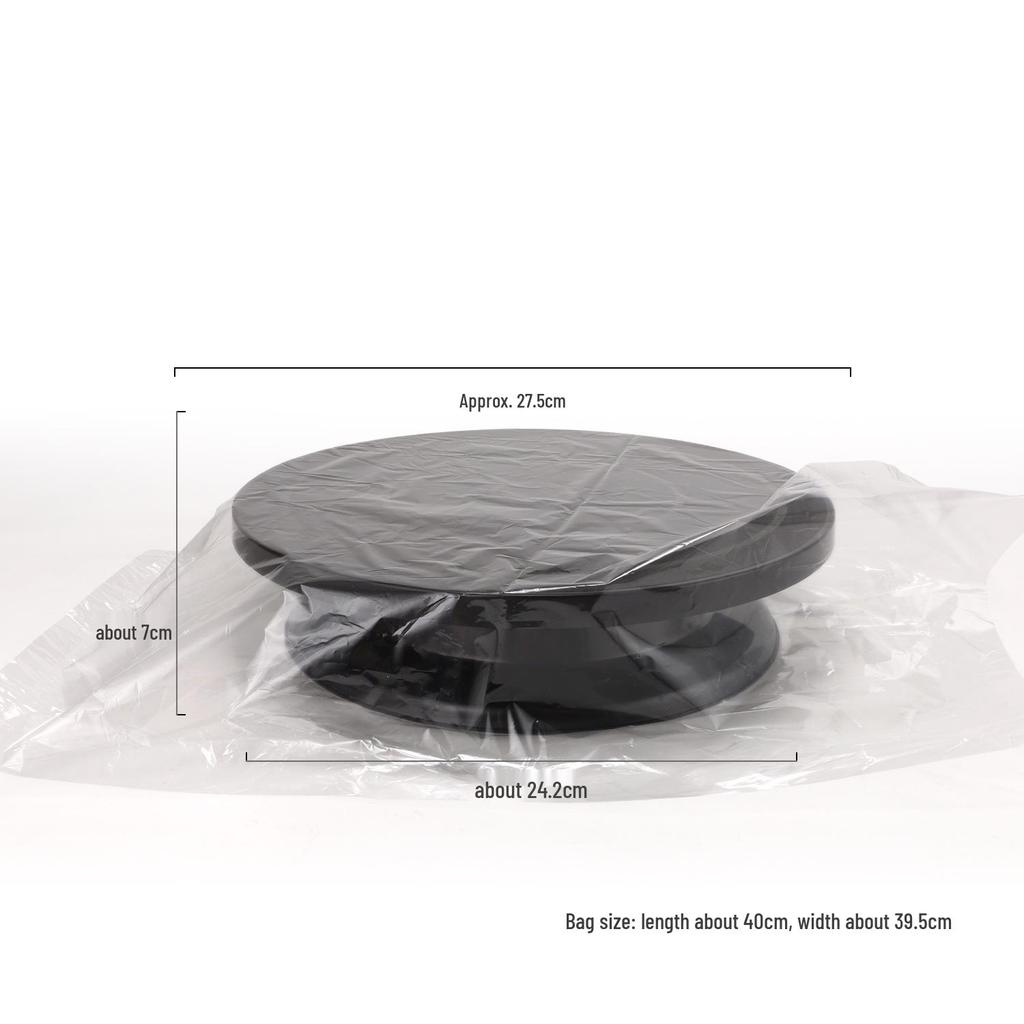 Rotating Cake Decorating Stand - Lightweight & Stable Plastic Turntable