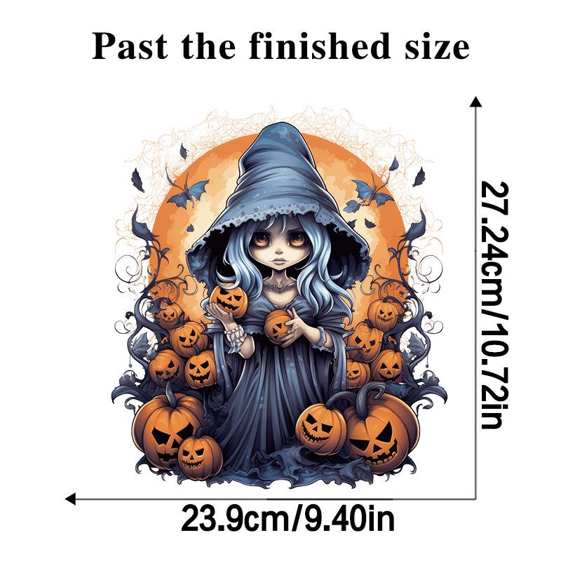 2025 Halloween Witch Pumpkin Wall Stickers Self Adhesive Decoration for Windows Glass Doors Cabinets Desk Background Home Party Decor