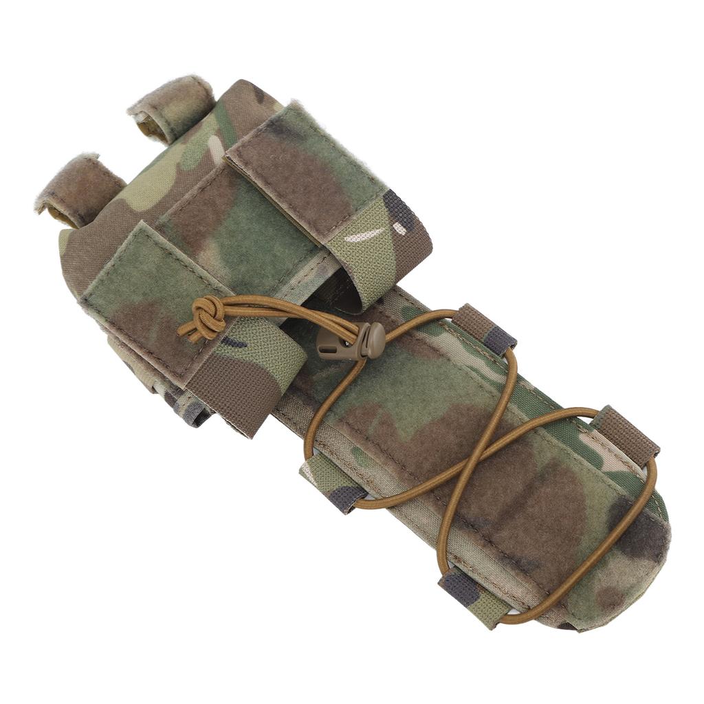 Helmet Battery Pouch for MK2 Kaudura Helmet Battery Pack Storage Bag Accessory with Hook and Loop for Shooting Cycling