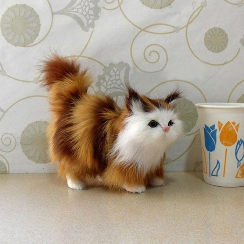 Crafts Simulation Animal Simulation Cute Cat Car Ornaments Gifts Home Accessories
