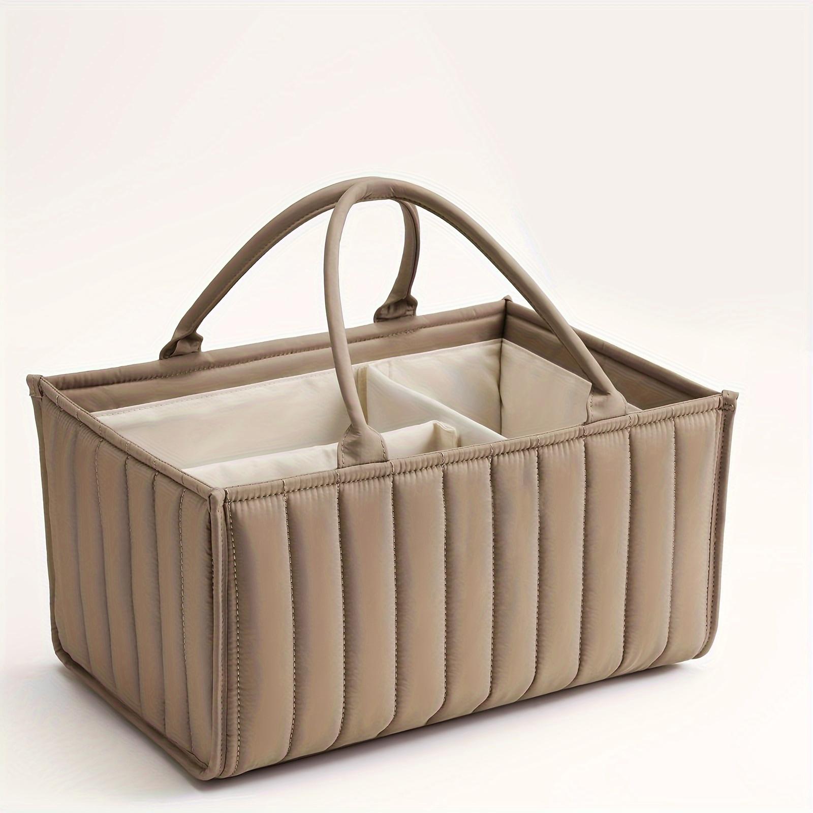 

Портативная корзина-органайзер для подгузников из полиэстера Mom S Portable Polyester Naper Organizer Basket - Идеально подходит для предметов первой необходимости, одежды и игрушек - Хранение подгузников, корзина-органайзер для подгузников хаки