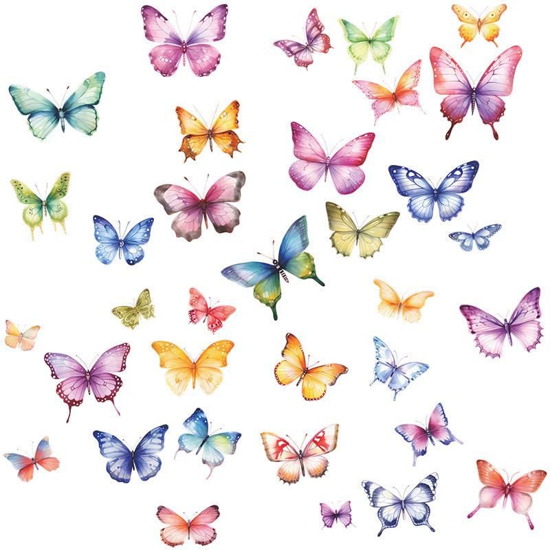 Colorful Butterfly Wall Sticker for Bedroom, Living Room, Kitchen Decoration