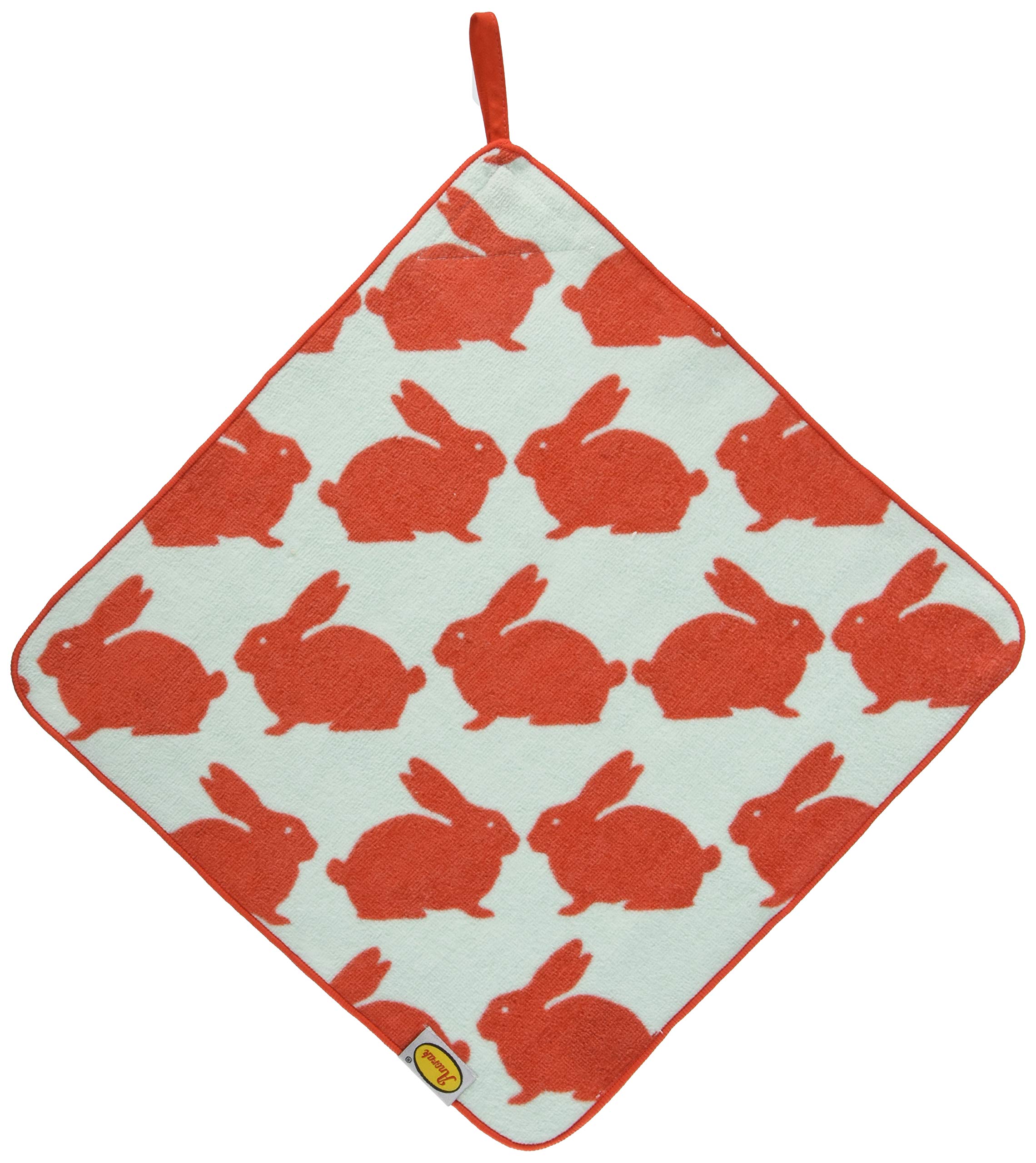 

Полотенце-петля Marushin Anorak, примерно 33 x 33 см, полотенце-петля с кроликом, антибактериальное и дезодорирующее, полотенце-петля для девочек и мальчиков, детский сад