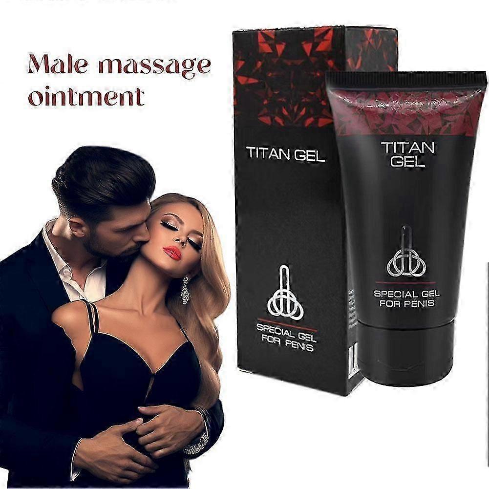 Mens Gel Massage Cream, Gold Box Herbal Formula Adult Care Lubricant Kit New Arrival