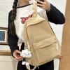 Schoolbag Korean Version of Small Fresh Plaid Backpack Mori Simple High Value Backpack College Style Junior High School Student Schoolbag
